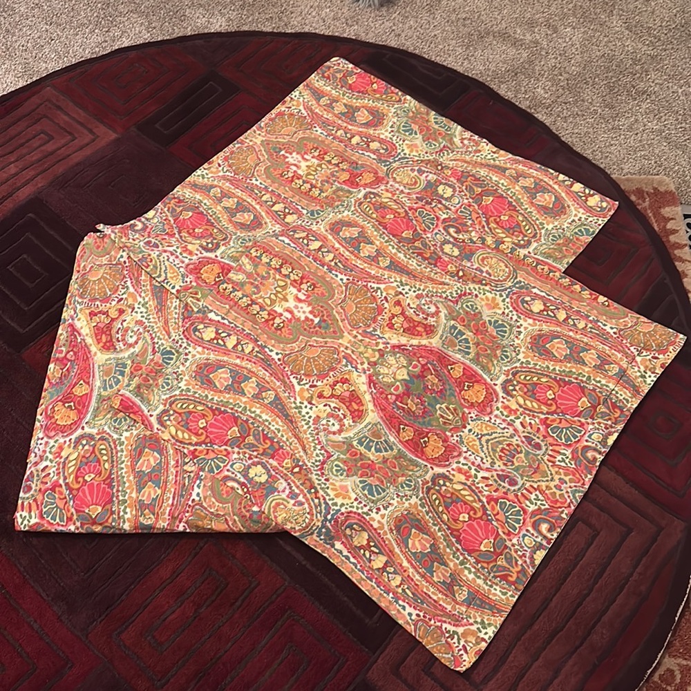Pottery Barn Standard King Duvet Cover + Two Matching Euro Shams